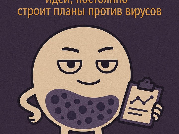 Иллюстрация: малый лимфоцит с узким ободком базофильной цитоплазмы