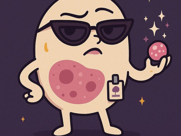 Иллюстрация: эозинофил с оксифильной зернистостью при аллергии