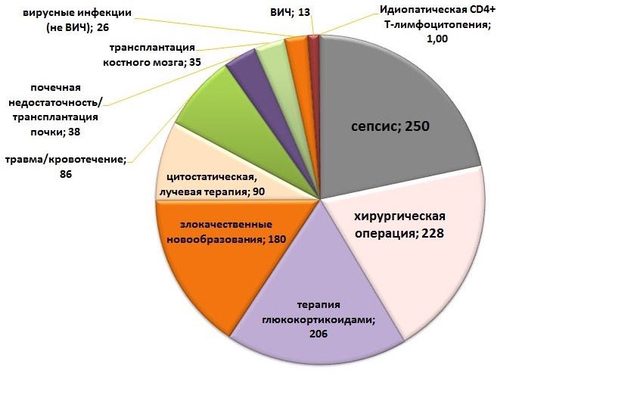 Лимфопения: все причины снижения лимфоцитов в крови